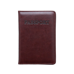Waterproof PU Leather Passport Cover