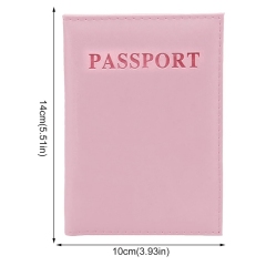 Waterproof PU Leather Passport Cover