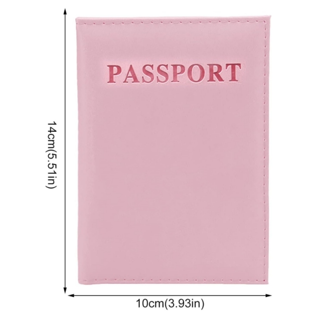 Waterproof PU Leather Passport Cover