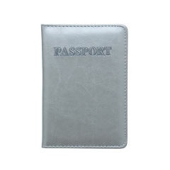 Waterproof PU Leather Passport Cover