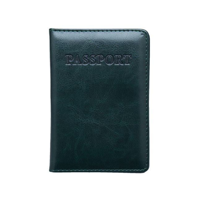Waterproof PU Leather Passport Cover