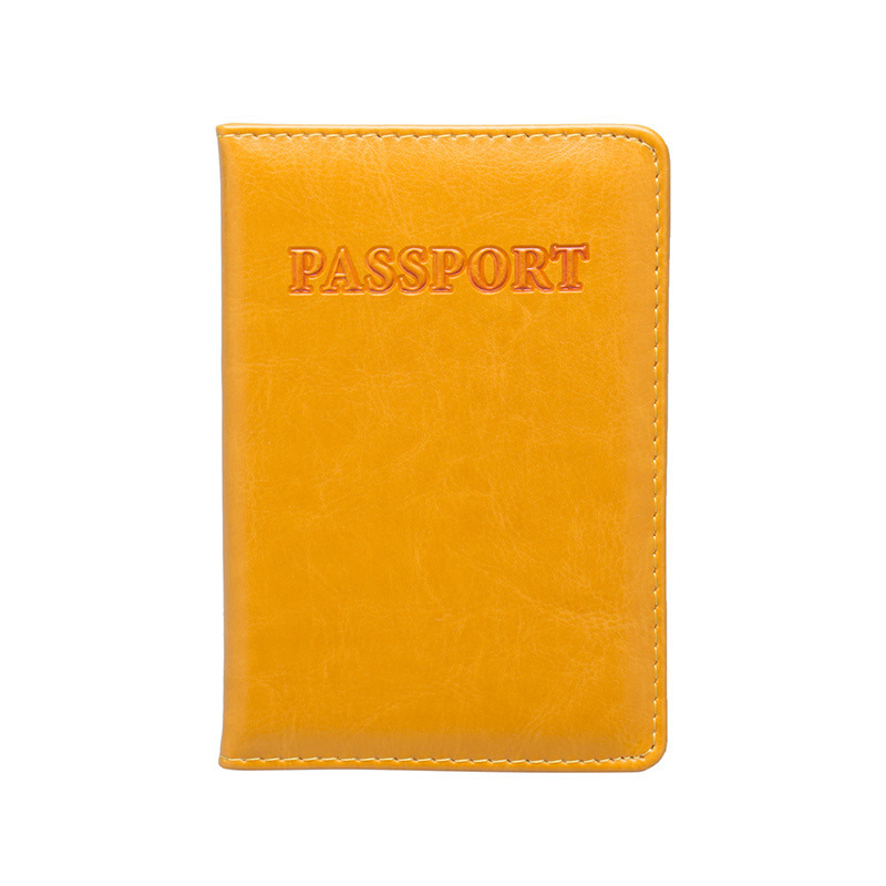 Waterproof PU Leather Passport Cover