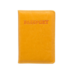 Waterproof PU Leather Passport Cover