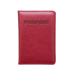 Waterproof PU Leather Passport Cover