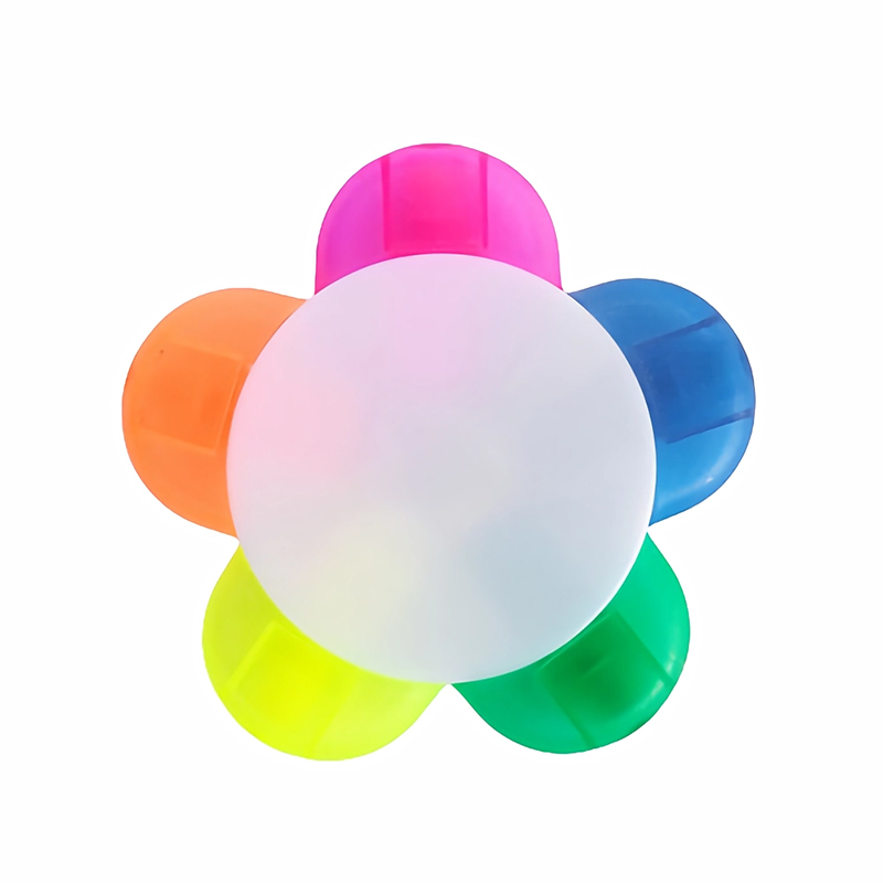 5 Color Flower Highlighters