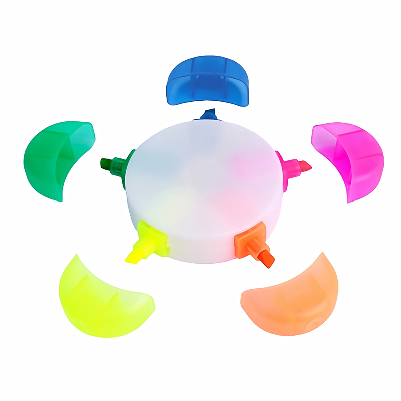 5 Color Flower Highlighters