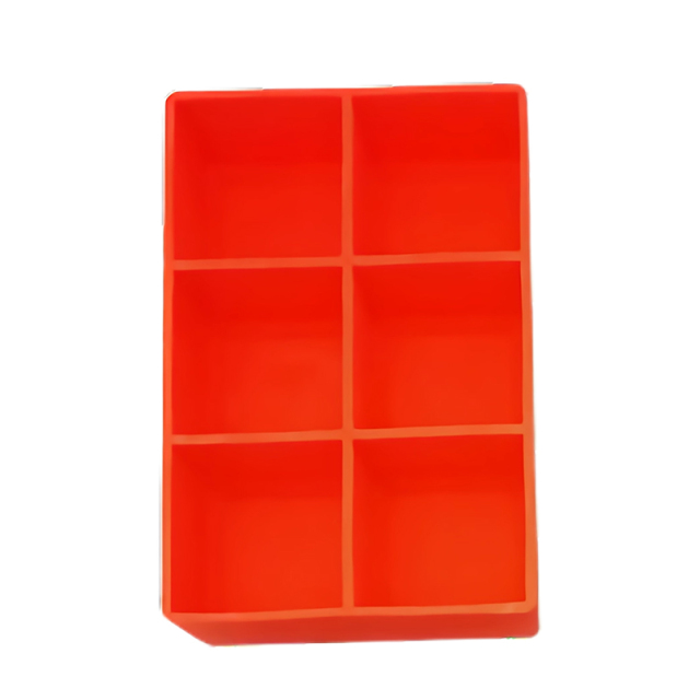 Ice Cube Mold with 6 Compartments