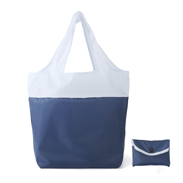 Splicing Color Foldable Shopping Bag