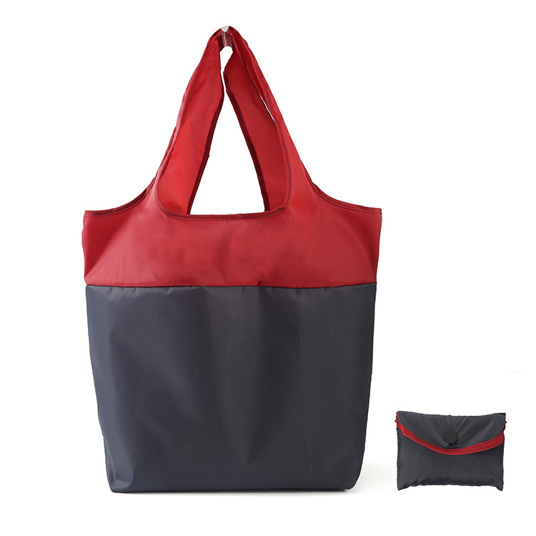 Splicing Color Foldable Shopping Bag
