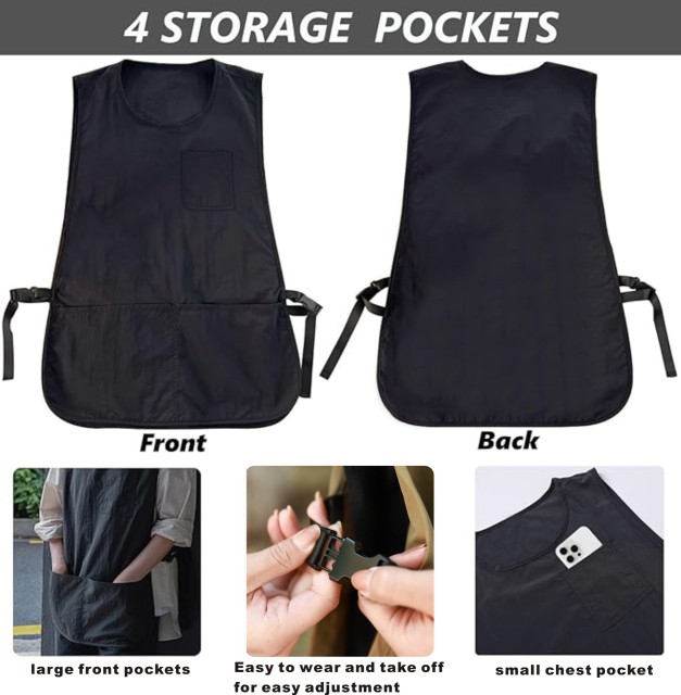 Stylish Pockets Apron - Adjustable and Waterproof
