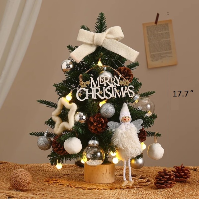 Pre-light Labletop Christmas Tree