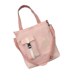 Fresh and Stylish Single Shoulder Canvas Crossbody Bag