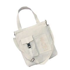 Fresh and Stylish Single Shoulder Canvas Crossbody Bag