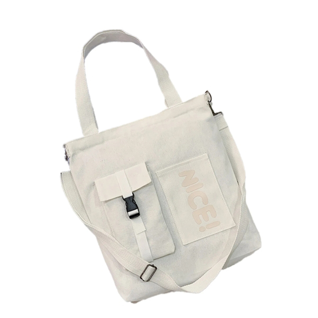 Fresh and Stylish Single Shoulder Canvas Crossbody Bag