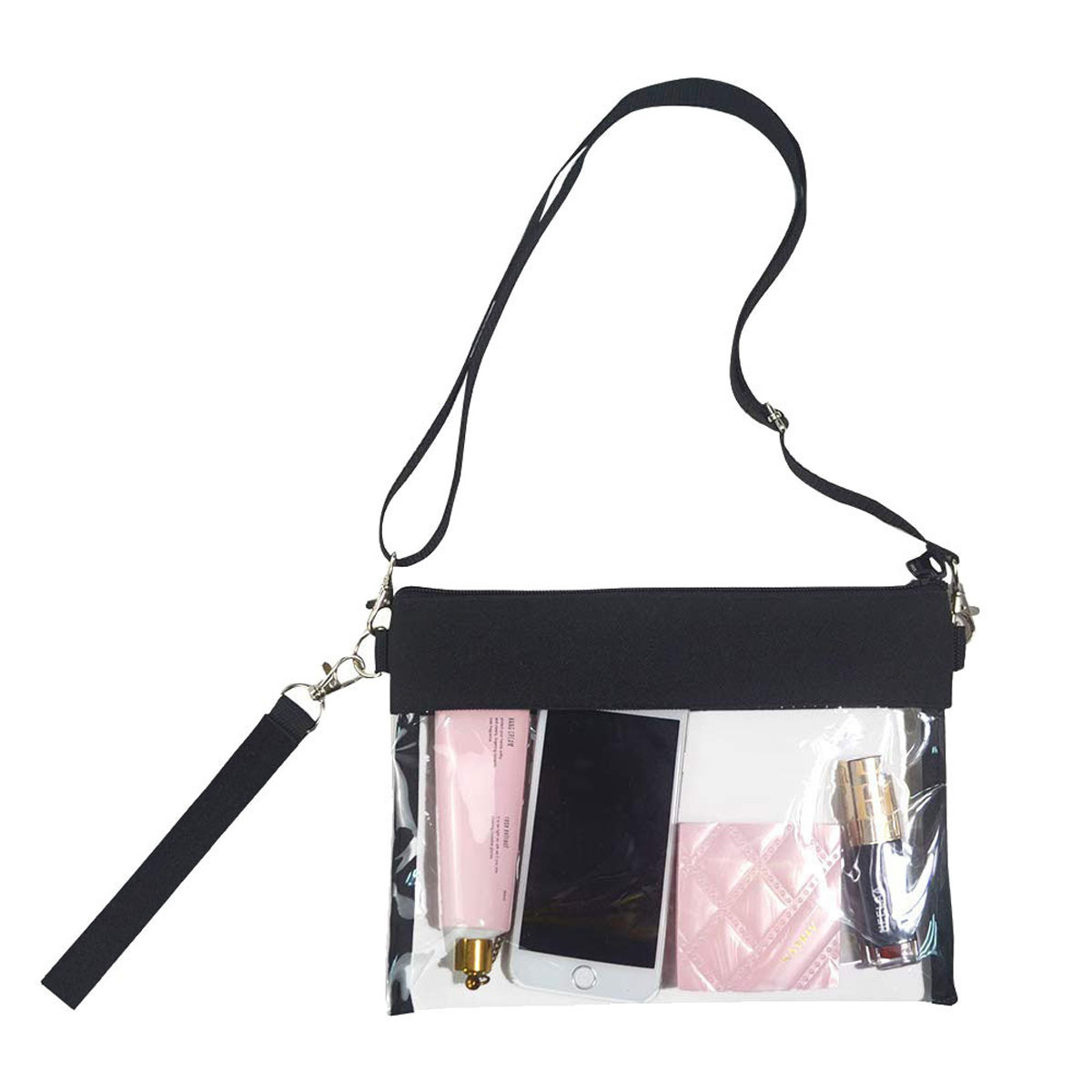 Game Day Clear Wristlet Pouch