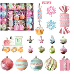 Macaron Christmas Ball Ornament Set