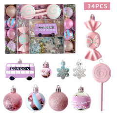 Macaron Christmas Ball Ornament Set
