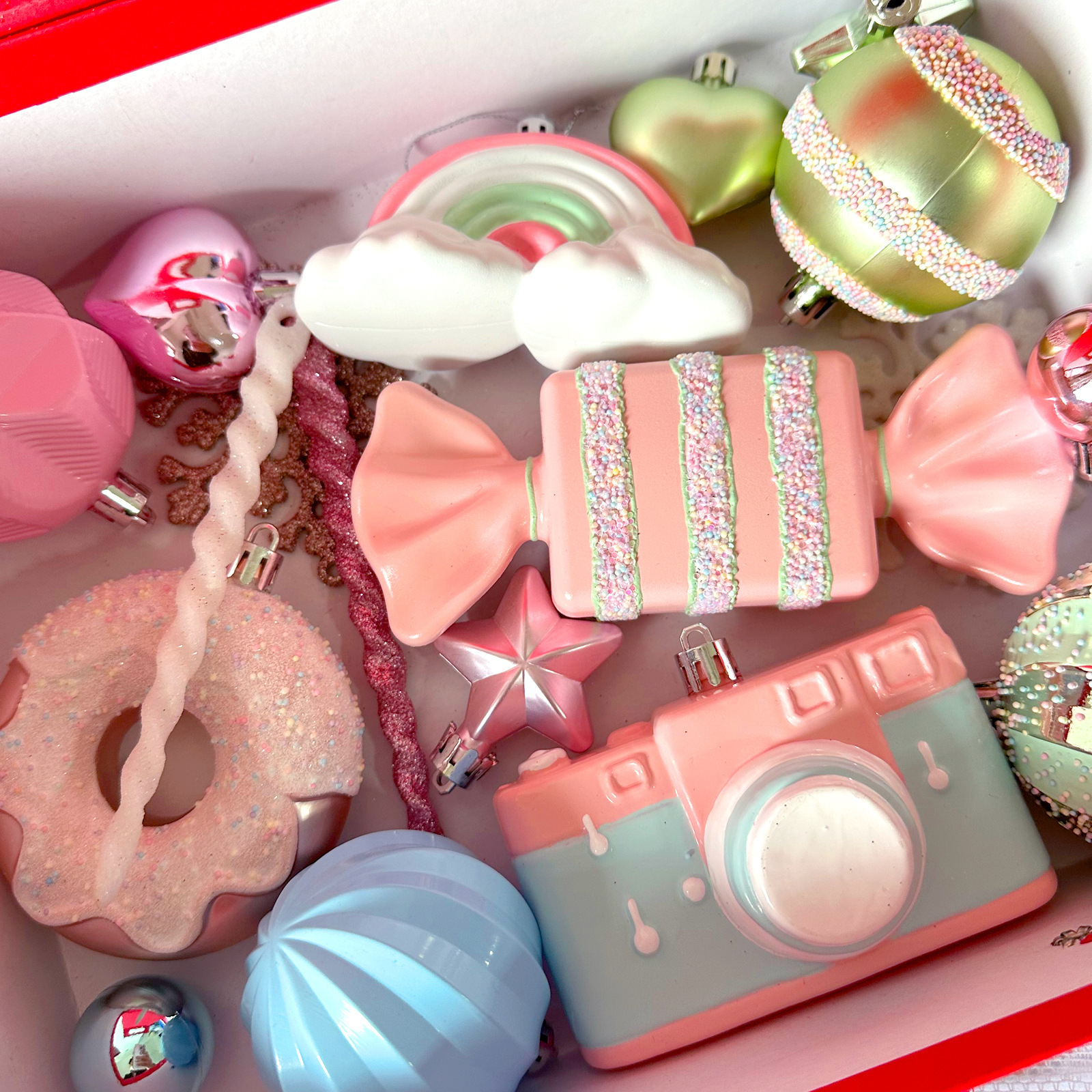Macaron Christmas Ball Ornament Set