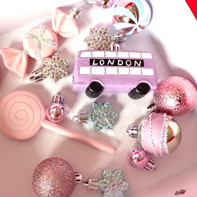 Macaron Christmas Ball Ornament Set