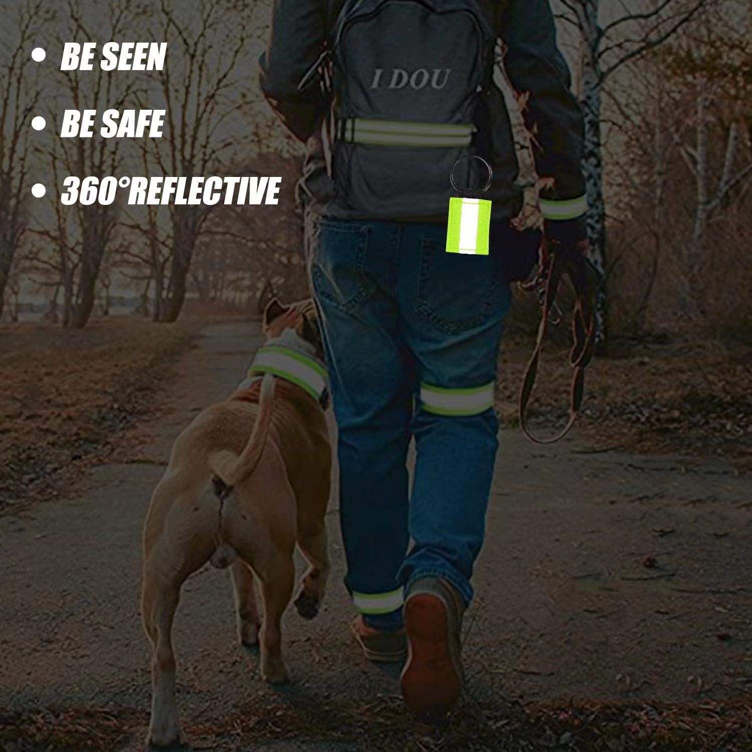 Safety Reflector Key Chain