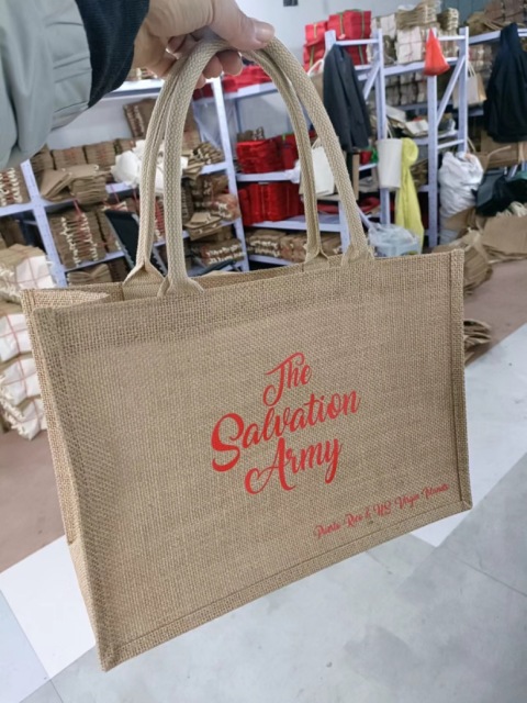 Natural Jute Grocery Tote