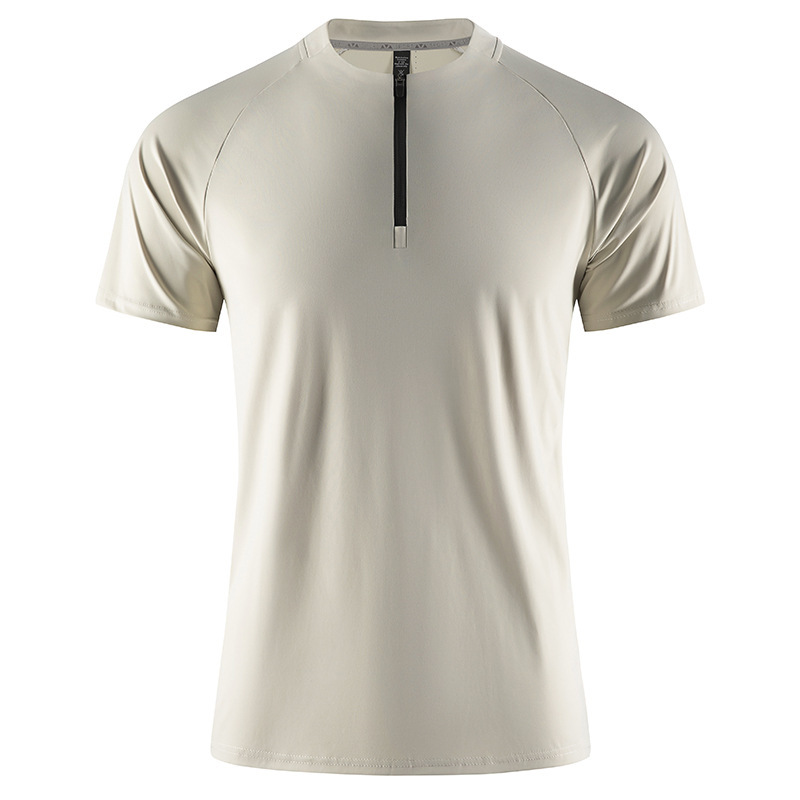 Zipper Collar Quick Drying T-Shirts