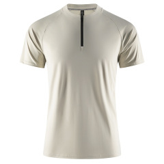 Zipper Collar Quick Drying T-Shirts