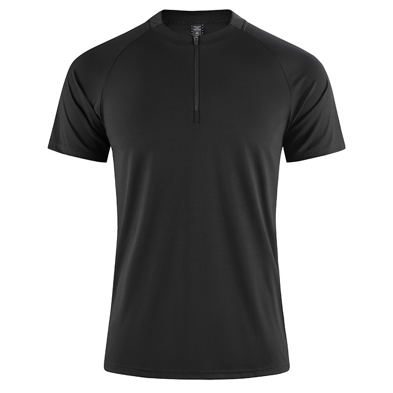 Zipper Collar Quick Drying T-Shirts