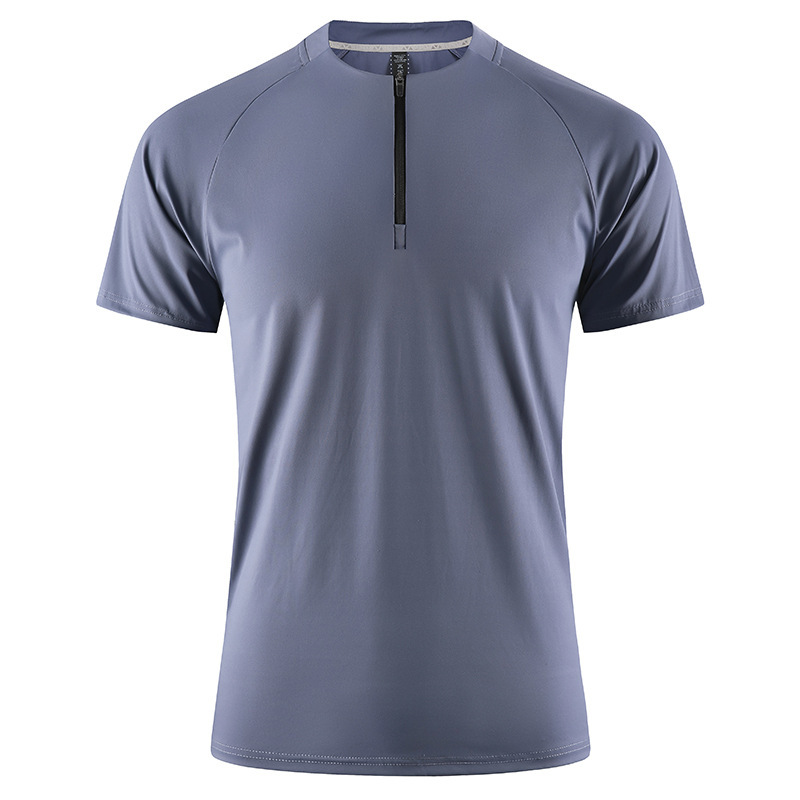 Zipper Collar Quick Drying T-Shirts