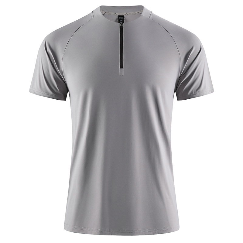 Zipper Collar Quick Drying T-Shirts