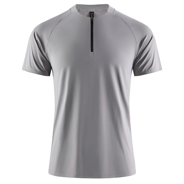Zipper Collar Quick Drying T-Shirts