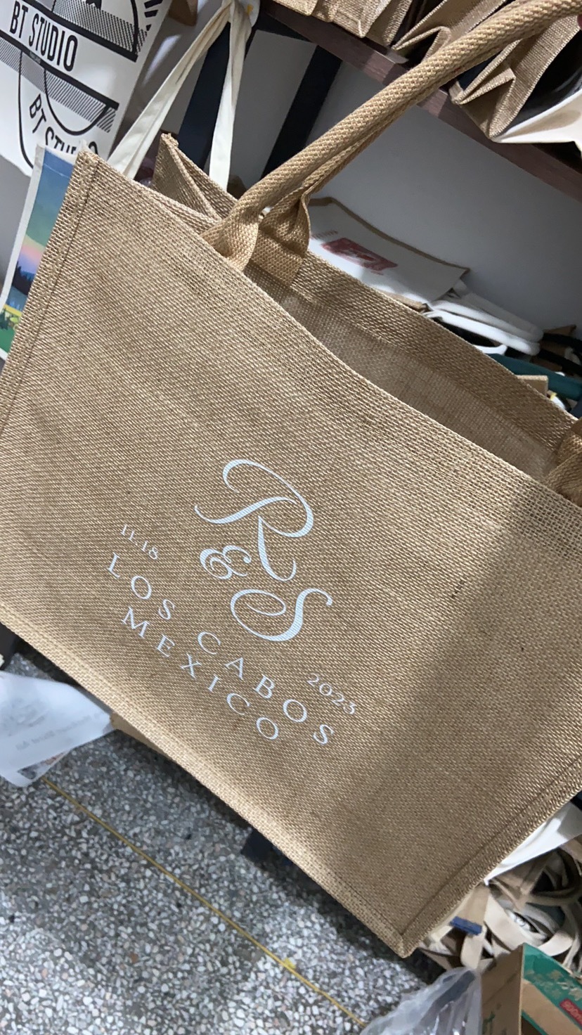 Natural Jute Grocery Tote