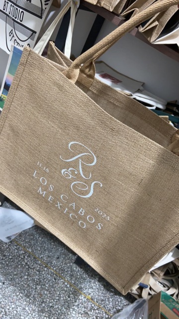 Natural Jute Grocery Tote