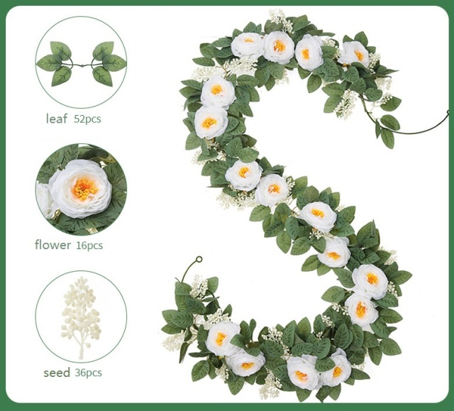 Wedding Flower Garland With Artificial Rose