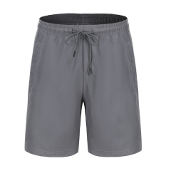 Drawstring Elastic Gym Shorts