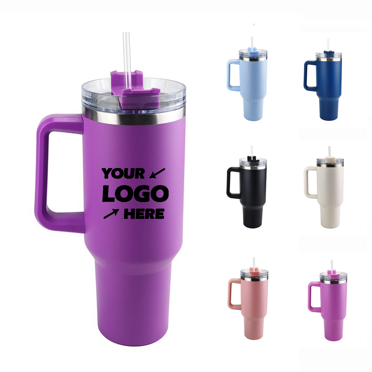 40 Oz. Interior Stainless Steel Travel Mug