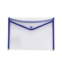 Clear Envelope Folder With Button