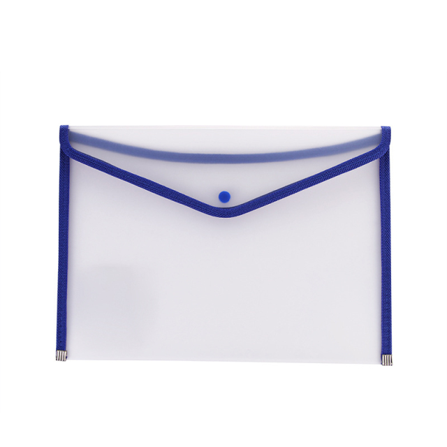 Clear Envelope Folder With Button