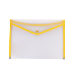 Clear Envelope Folder With Button