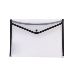 Clear Envelope Folder With Button