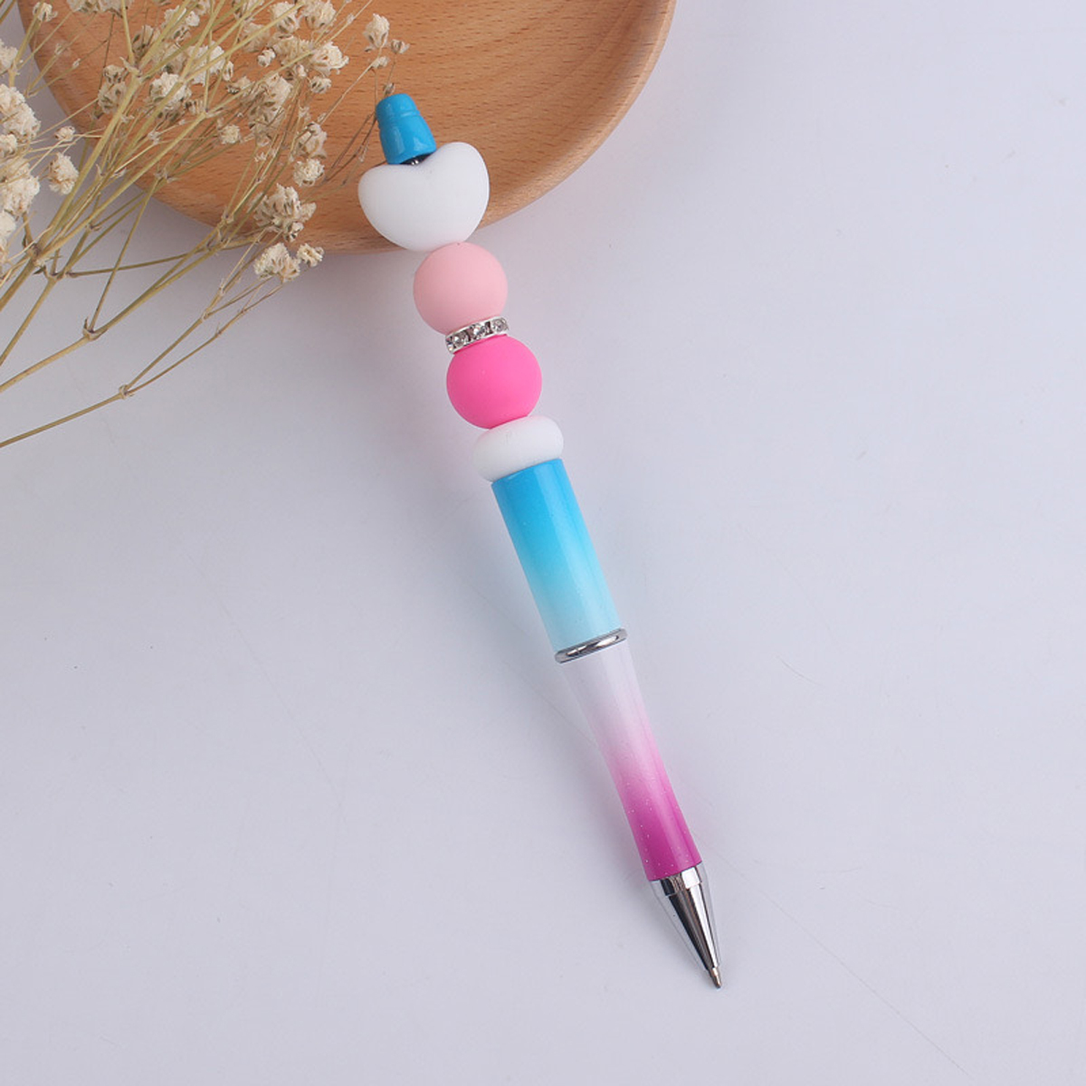 Color Gradient Plastic Ballpoint Pen