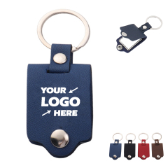 Leather Photo Keychain