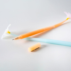 Light Changing flower Silicone Gel Pen