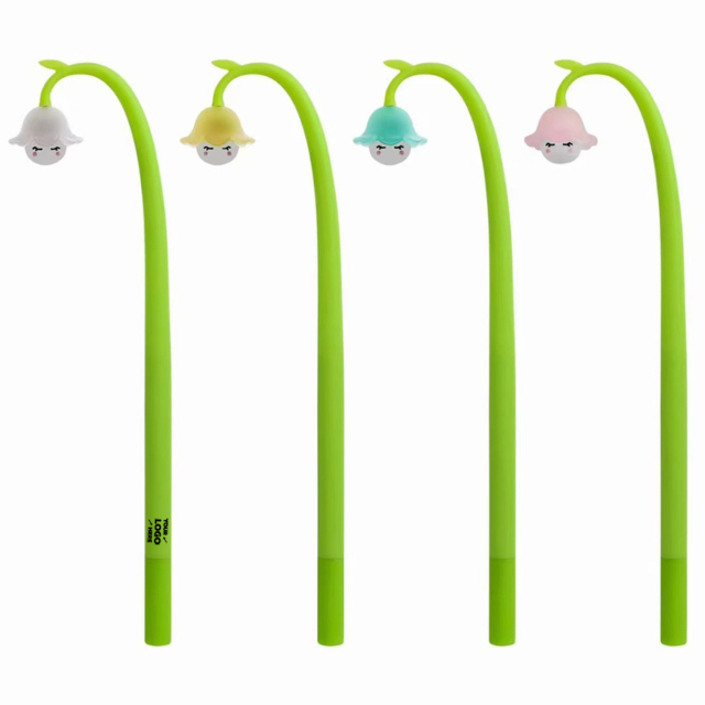 Silicone Bell Orchid Pen