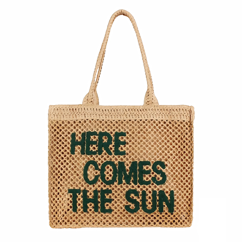 Beach Straw Mesh Shoulder Bag