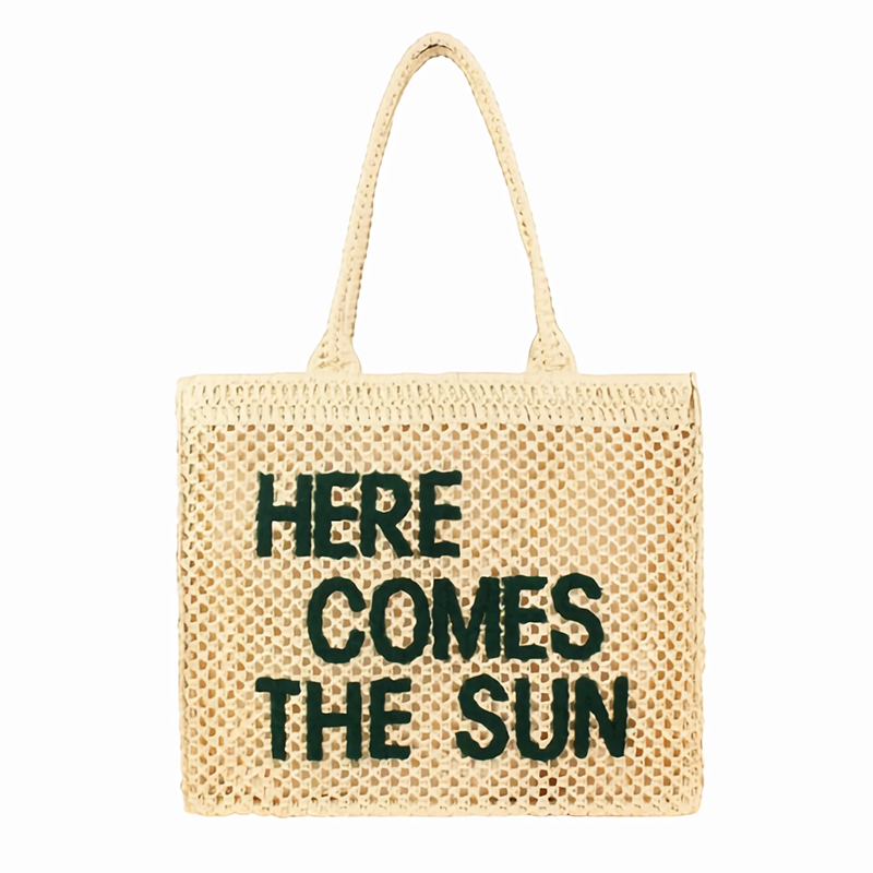 Beach Straw Mesh Shoulder Bag