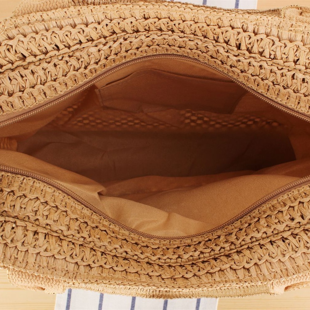 Beach Straw Mesh Shoulder Bag