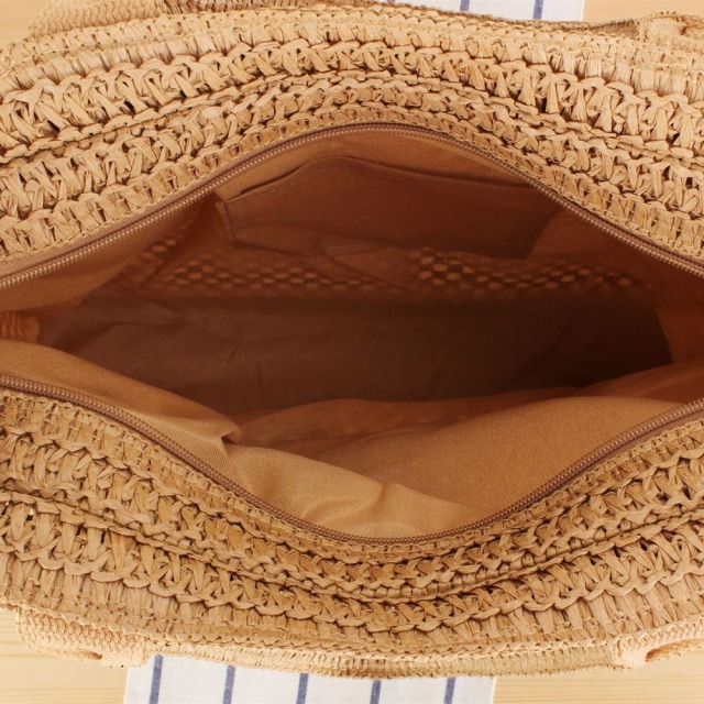 Beach Straw Mesh Shoulder Bag
