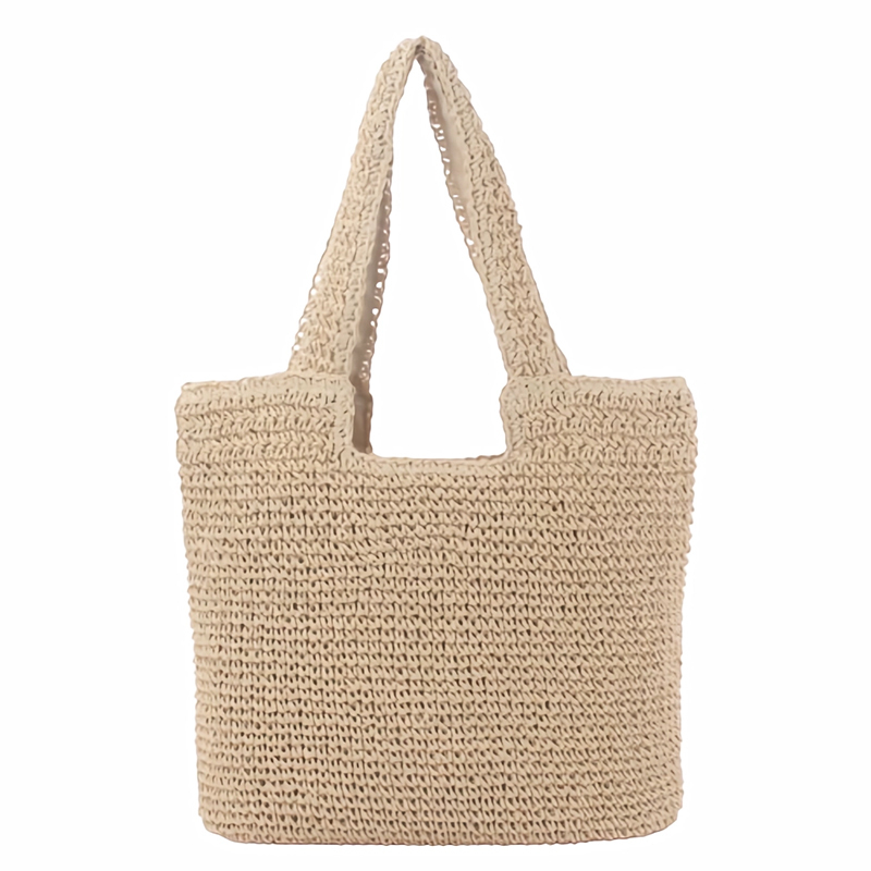 Large Woven Shoulder Beach Bag