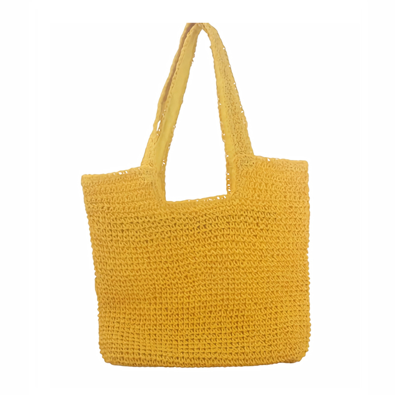 Large Woven Shoulder Beach Bag